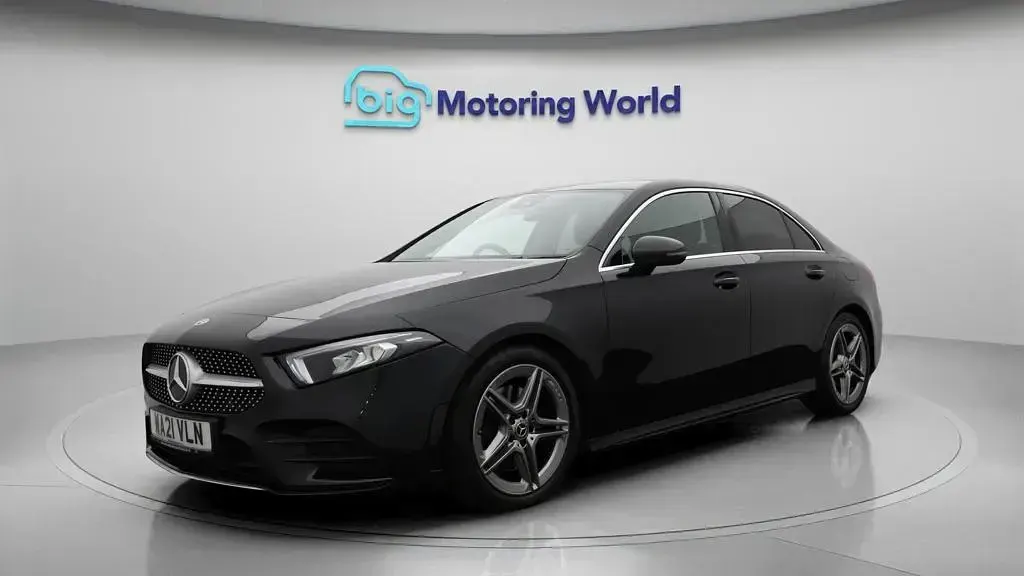 Used Mercedes A220 AMG line 190 HP (139 kW) 2021 Black Sedan