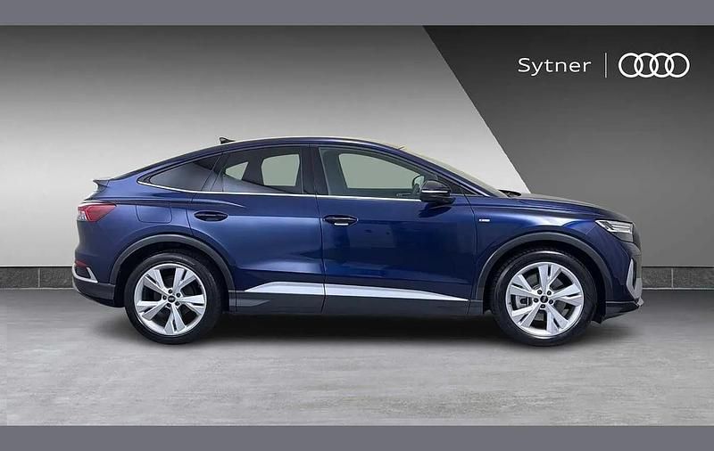 Used Audi Q4 Sportback e-tron S-Line 210 kW (286 HP) 2025 Blue SUV
