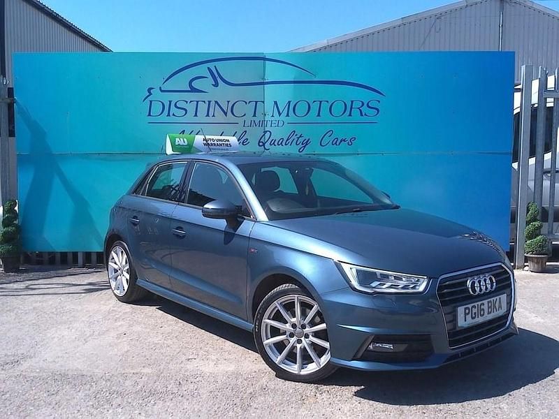 Blue Used 2016 Audi A1 Sportback S-Line Hatchback | £8,989 (Fair price) - Image 1/4
