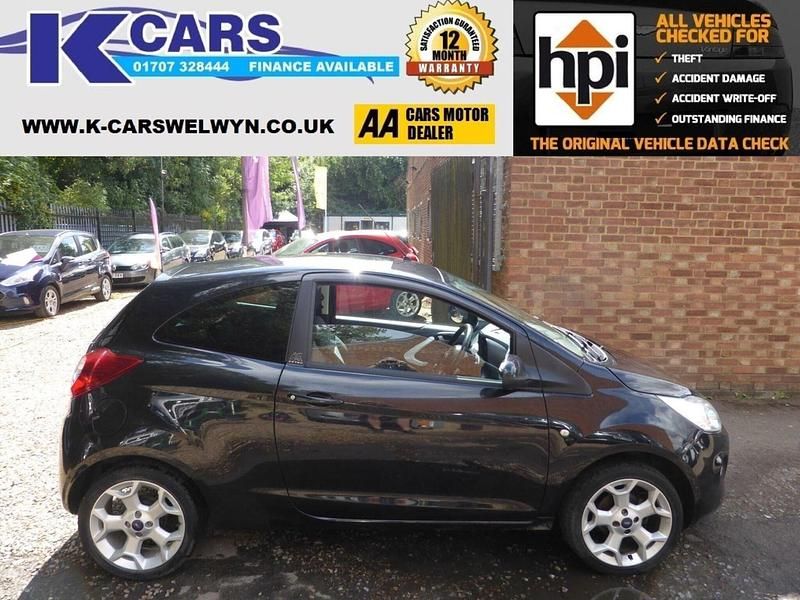 Black Used 2017 Ford Ka Zetec Hatchback | £6,490 (Fair price) - Image 1/3