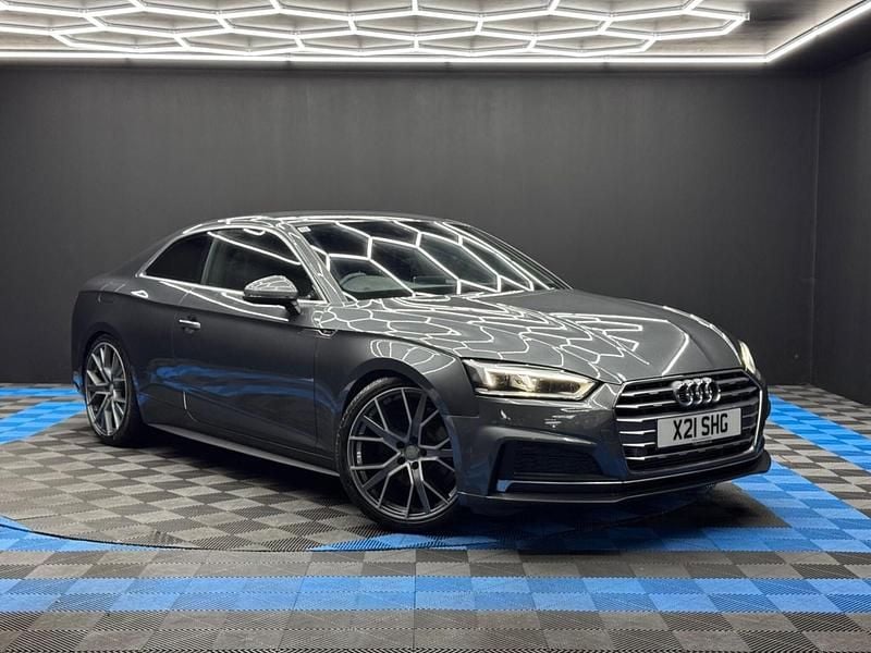 Grey Used 2018 Audi A5 S-Line Coupe | £12,490 (Good price) - Image 1/4