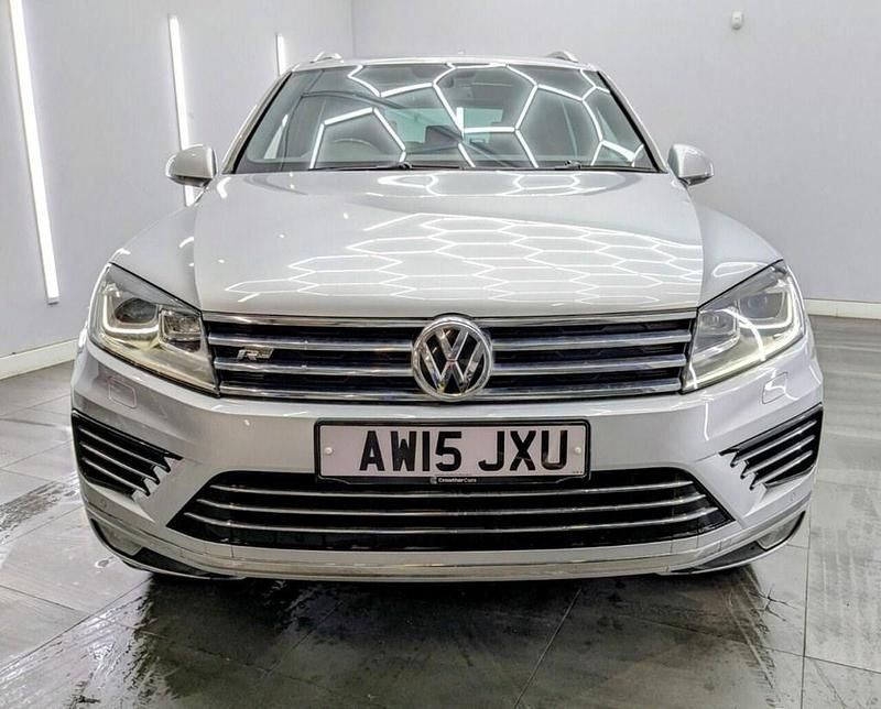 Used VW Touareg R-line 262 HP (192 kW) 2015 Silver SUV