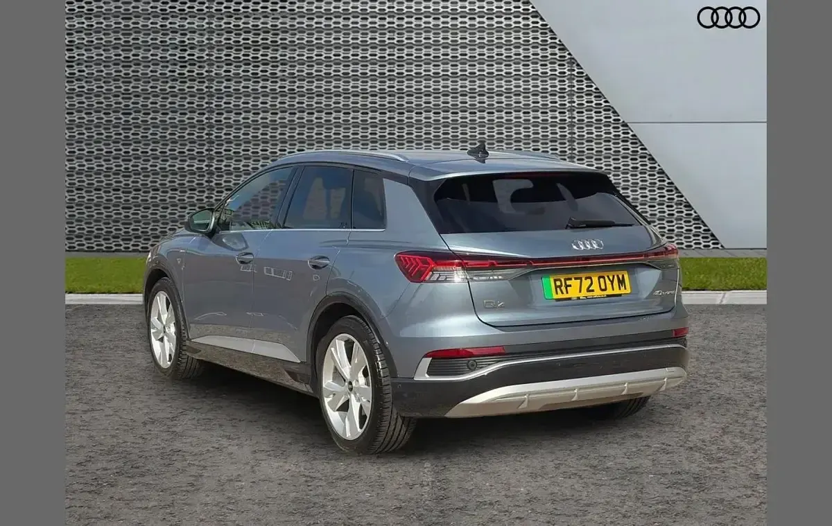 Used Audi Q4 e-tron S-Line 150 kW (204 HP) 2023 Blue SUV