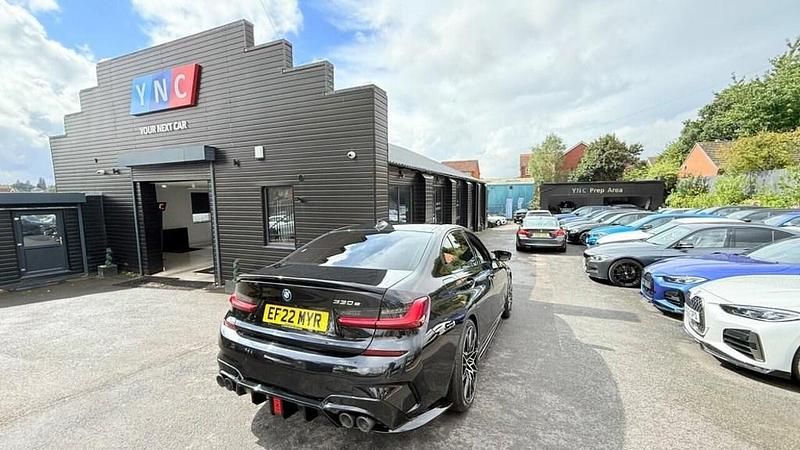 Black Used 2022 BMW 330e M Sport Sedan | £21,491 (A bit pricey) - Image 1/4
