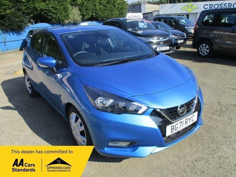 Blue Used 2021 Nissan Micra Acenta Hatchback | £10,995 (Fair price) - Image 1/4