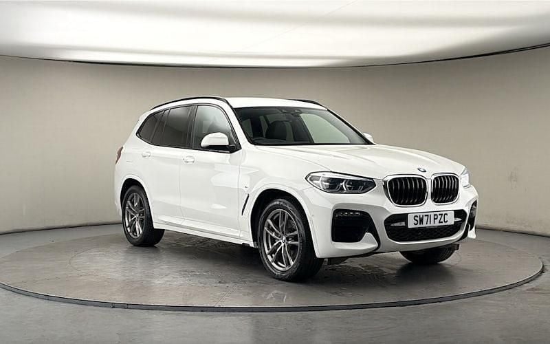 Used BMW X3 M Sport 184 HP (135 kW) 2021 White SUV