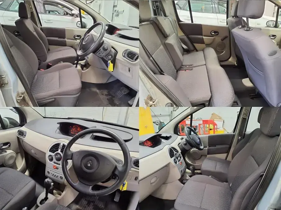 Used Renault Modus Dynamique 112 HP (82 kW) 2005 Silver MPV