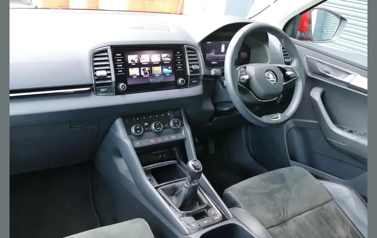 Used Skoda Karoq SE L 150 HP (110 kW) 2023 Red SUV