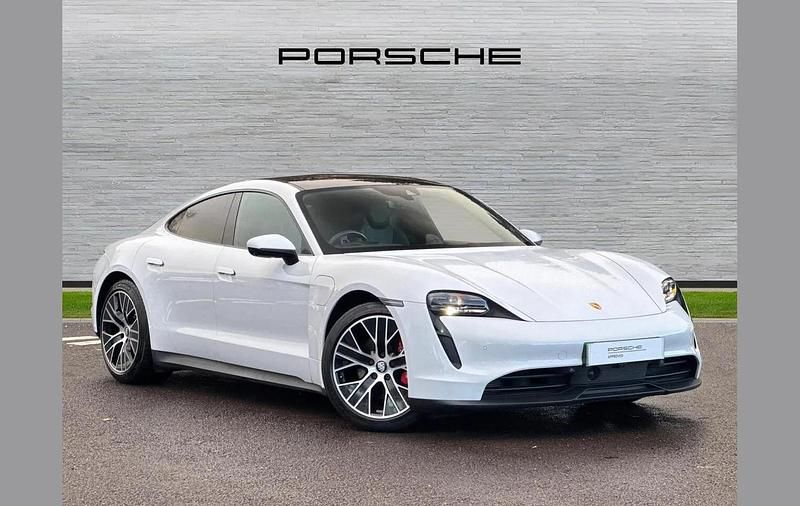 White Used 2020 Porsche Taycan Sedan | £43,990 (A bit pricey) - Image 1/3