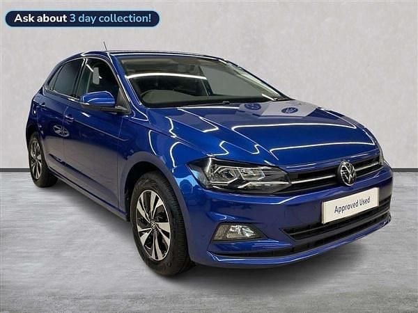 Blue Used 2021 VW Polo Match Hatchback | £14,081 (Fair price) - Image 1/4