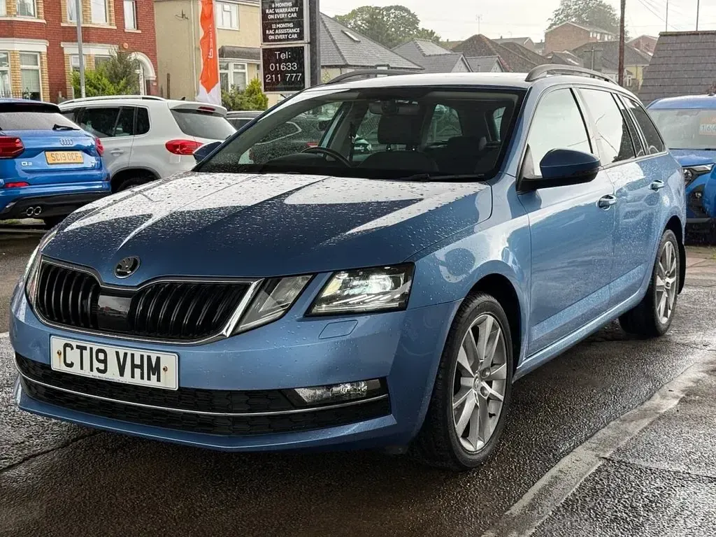 Used Skoda Octavia SE L 150 HP (110 kW) 2019 Blue Estate