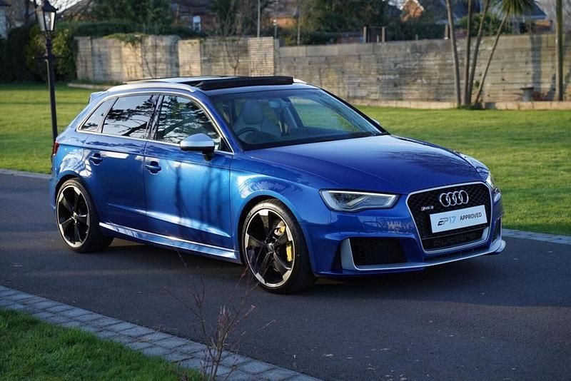 Used Audi RS3 Comfort 2015 Blue Sedan