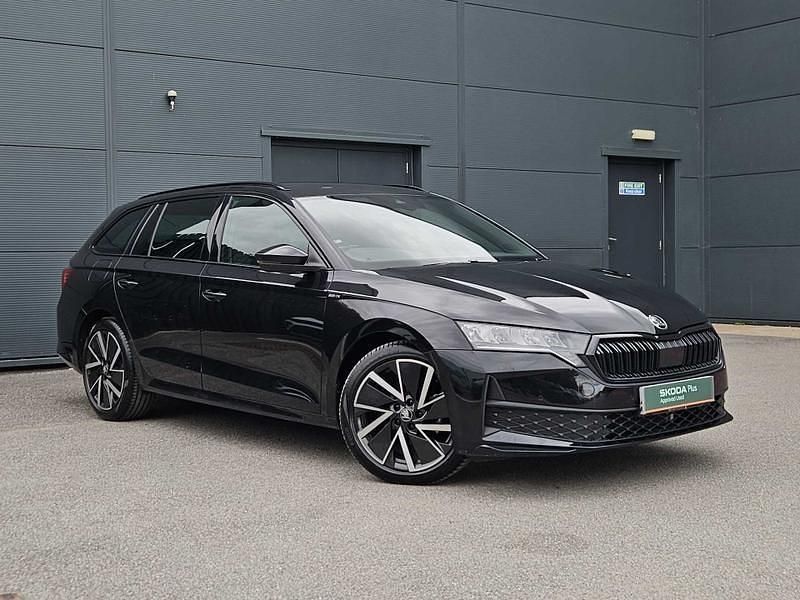 Black Used 2025 Skoda Octavia SportLine Estate | £31,990 - Image 1/4