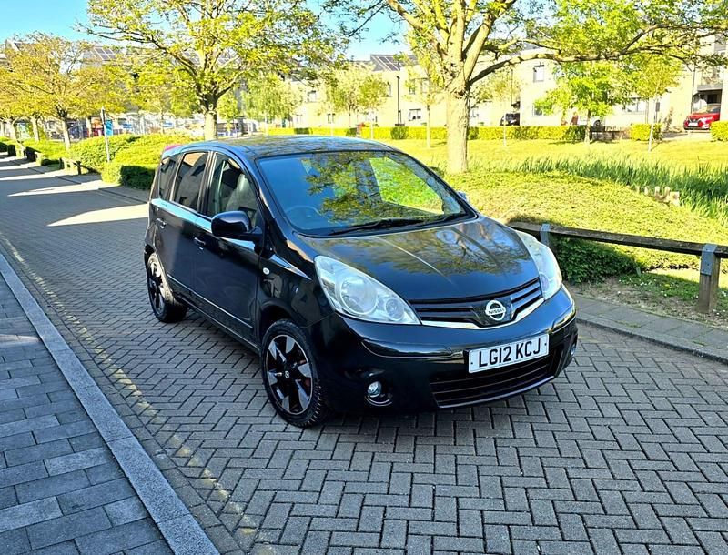 Begagnad Nissan Note N-TEC 110 HK (80 kW) 2012 Svart Halvkombi