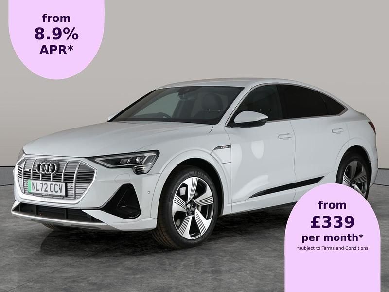 White Used 2022 Audi e-tron S-Line SUV | £23,794 (Good price) - Image 1/2