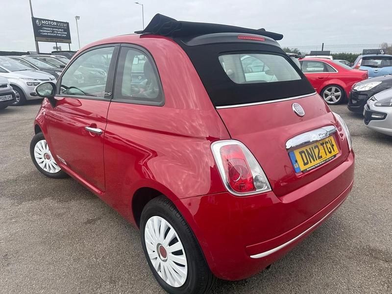 Used Fiat 500 Pop 2012 Red Cabriolet