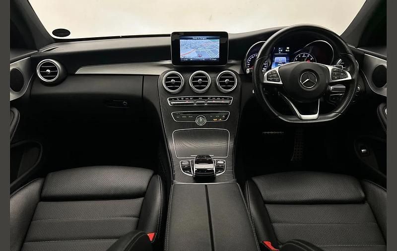 Used Mercedes C200 AMG line 180 HP (132 kW) 2017 White Coupe