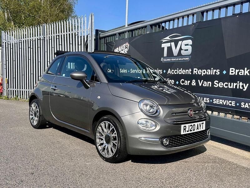Grey Used 2020 Fiat 500C Club Cabriolet | £8,995 (Fair price) - Image 1/4