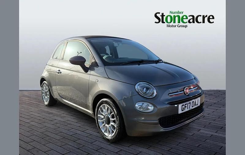 Grey Used 2017 Fiat 500C Pop Star Cabriolet | £8,566 (Fair price) - Image 1/4