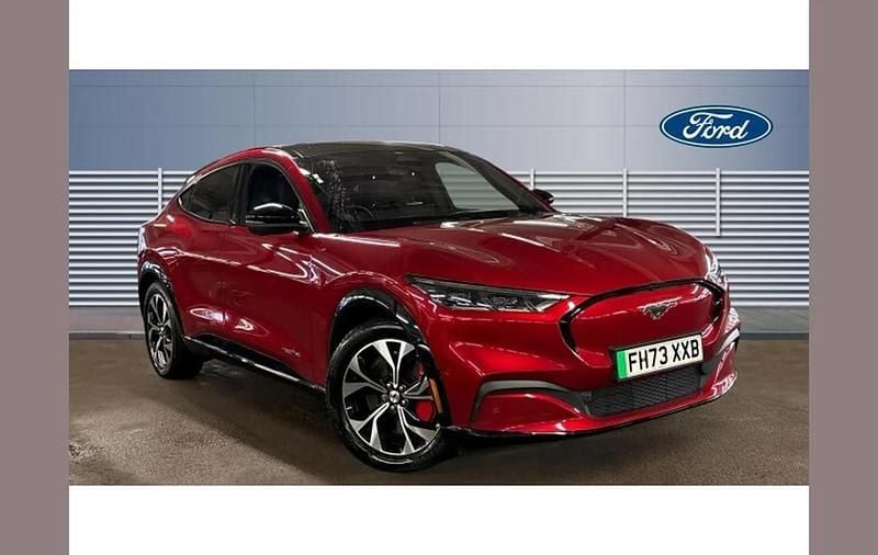 Red Used 2024 Ford Mustang Mach-E Standard Range SUV | £26,478 (Fair price) - Image 1/4