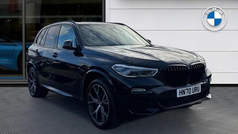 Black Used 2020 BMW X5 M Sport SUV | £36,495 (Fair price) - Image 1/4