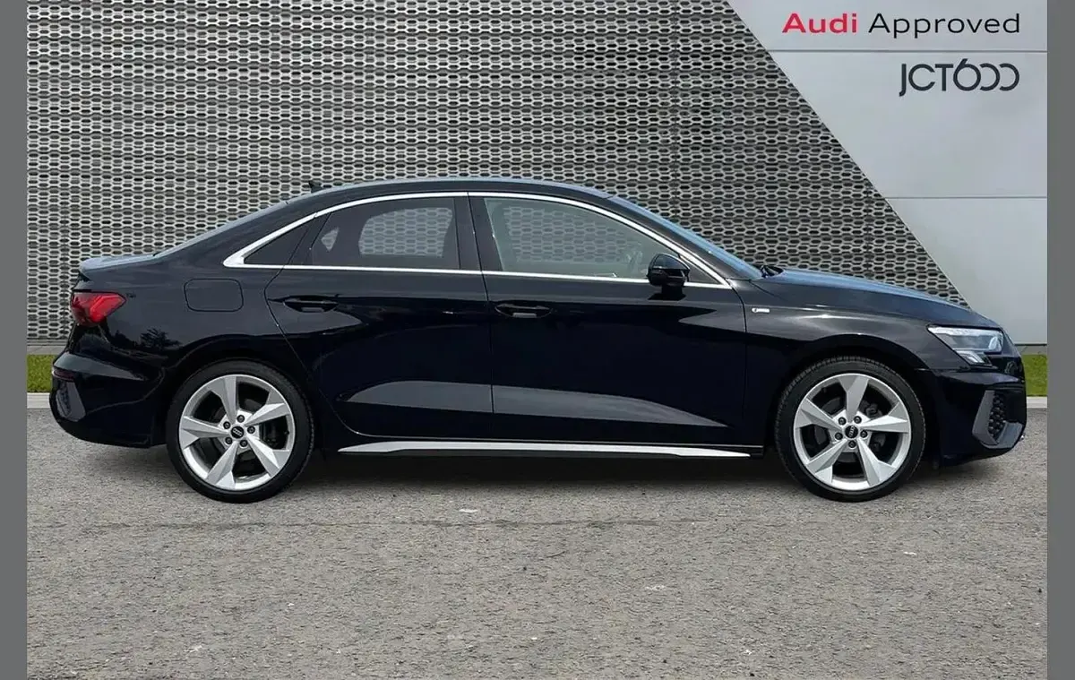Used Audi A3 S-Line 150 HP (110 kW) 2023 Black Sedan