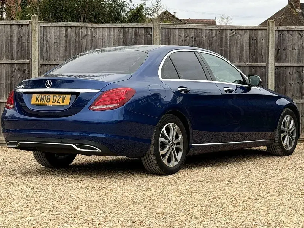 Used Mercedes C220 Premium 2018 Blue Sedan