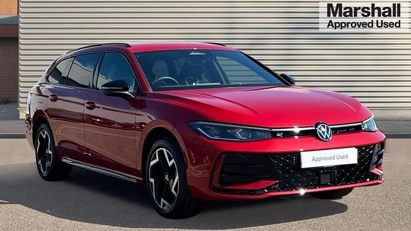 Red Used 2025 VW Passat R-line Estate | £39,700 - Image 1/4