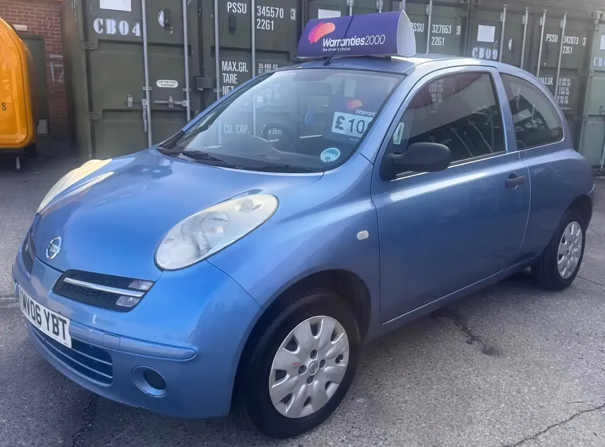 Used Nissan Micra 79 HP (58 kW) 2006 Blue Hatchback
