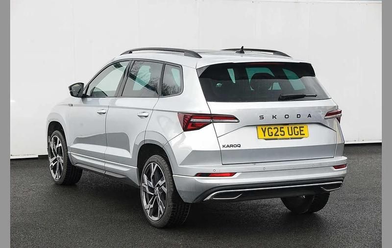 Used Skoda Karoq SportLine 150 HP (110 kW) 2025 Brilliant silver metallic SUV