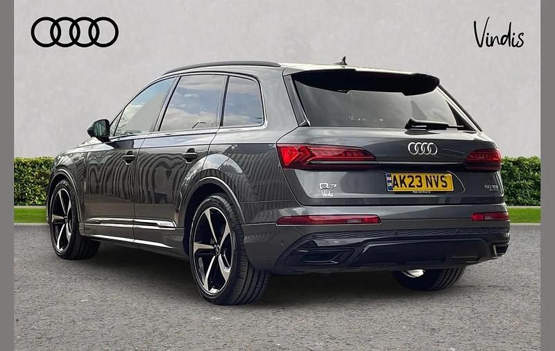 Begagnad Audi Q7 Black Edition 281 HK (206 kW) 2023 Grå SUV