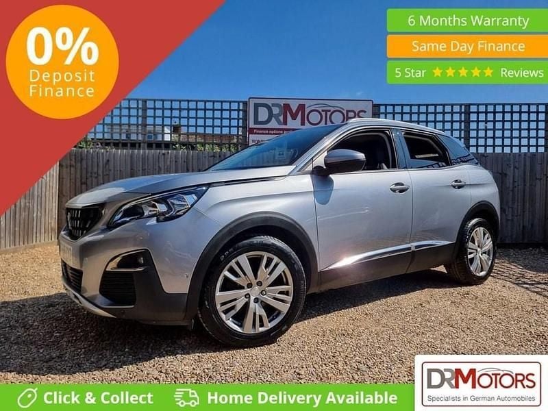 Grey Used 2018 Peugeot 3008 Allure SUV | £9,840 (Fair price) - Image 1/2