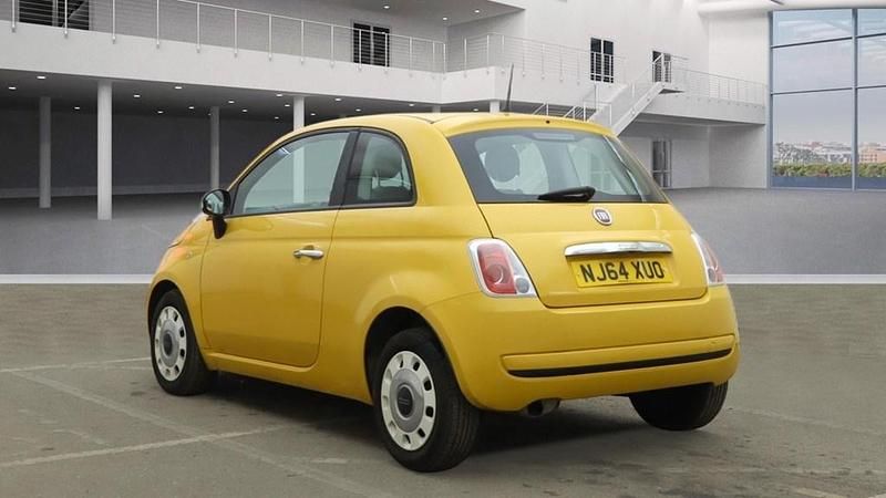 Used Fiat 500 69 HP (50 kW) 2014 Yellow Hatchback