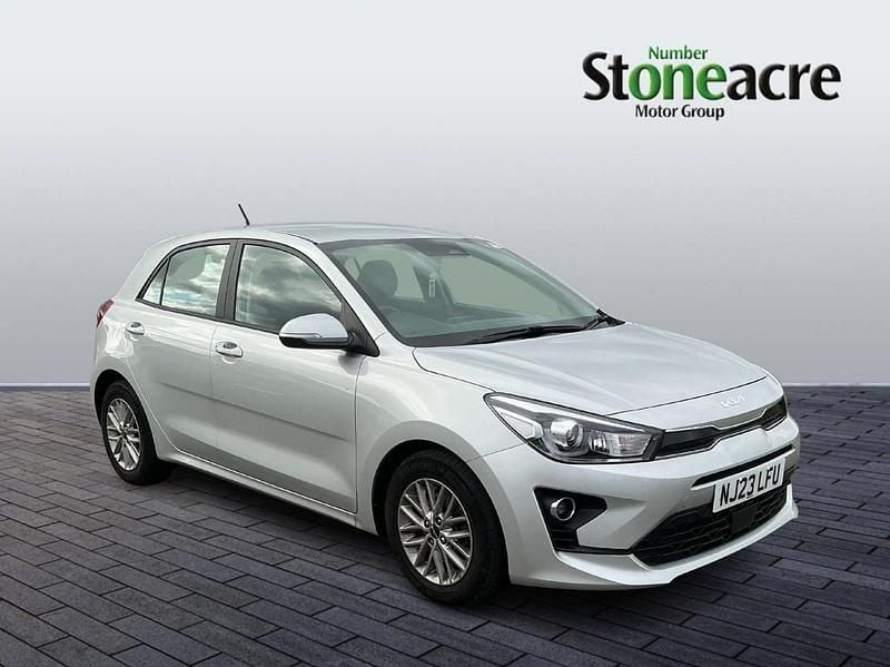 Silver Used 2023 Kia Rio Hatchback | £14,289 (Fair price) - Image 1/2
