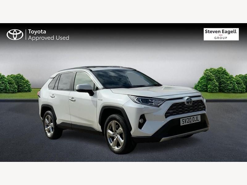 White Used 2020 Toyota RAV4 Hybrid SUV | £29,612 (A bit pricey) - Image 1/3