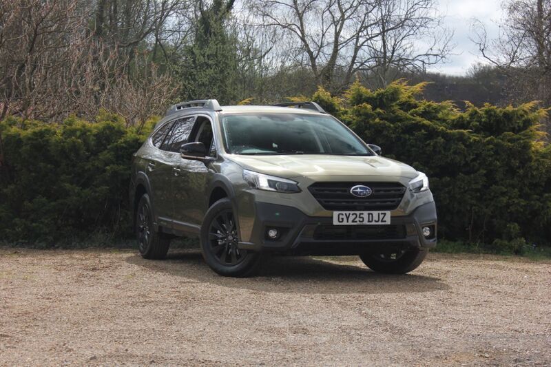 Green New 2025 Subaru Outback SUV | £38,995 - Image 1/3