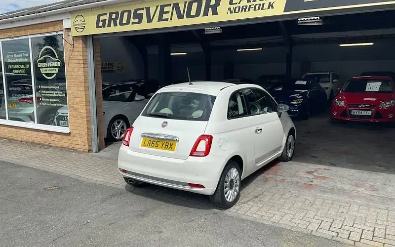 Used Fiat 500 Lounge 69 HP (50 kW) 2015 White Hatchback