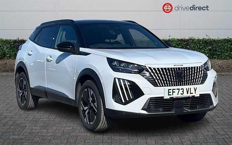 White Used 2023 Peugeot 2008 GT SUV | £18,750 (Fair price) - Image 1/4