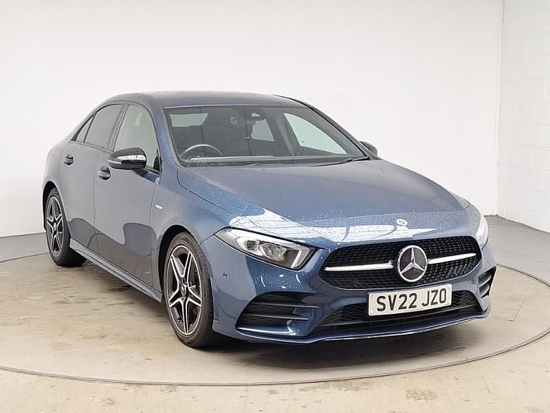 Blue Used 2022 Mercedes A180 Executive Sedan | £21,498 (Fair price) - Image 1/4