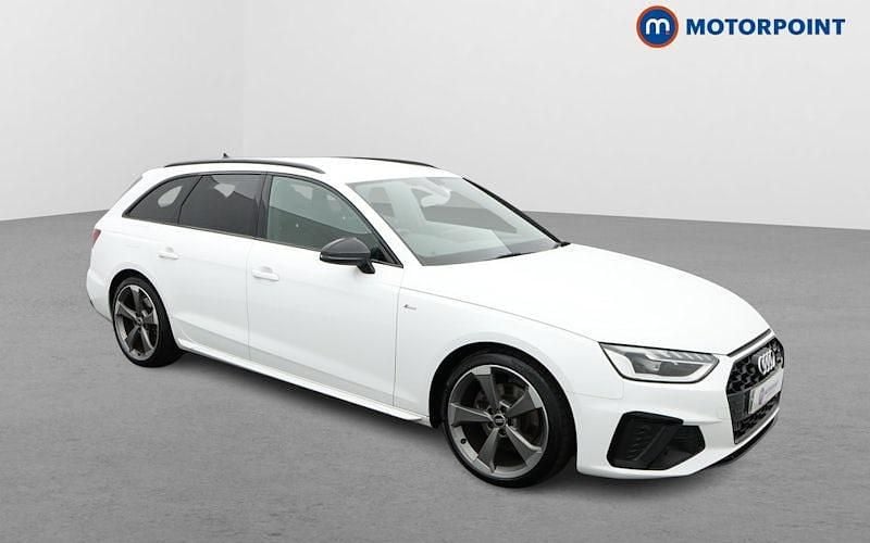 White Used 2021 Audi A4 Black Edition Estate | £22,999 (Fair price) - Image 1/4