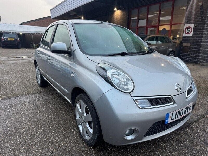 Silver Used 2010 Nissan Micra N-TEC Hatchback | £1,995 (Fair price) - Image 1/4