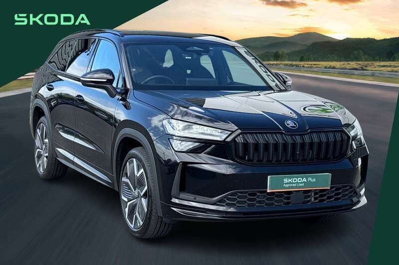 Black Used 2025 Skoda Kodiaq SportLine SUV | £37,250 (A bit pricey) - Image 1/3