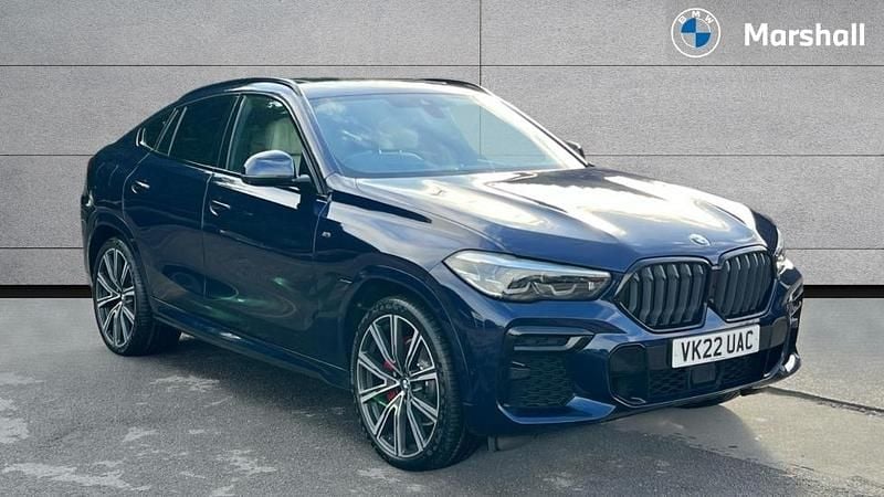 Blue Used 2022 BMW X6 M Sport SUV | £45,890 (Fair price) - Image 1/4