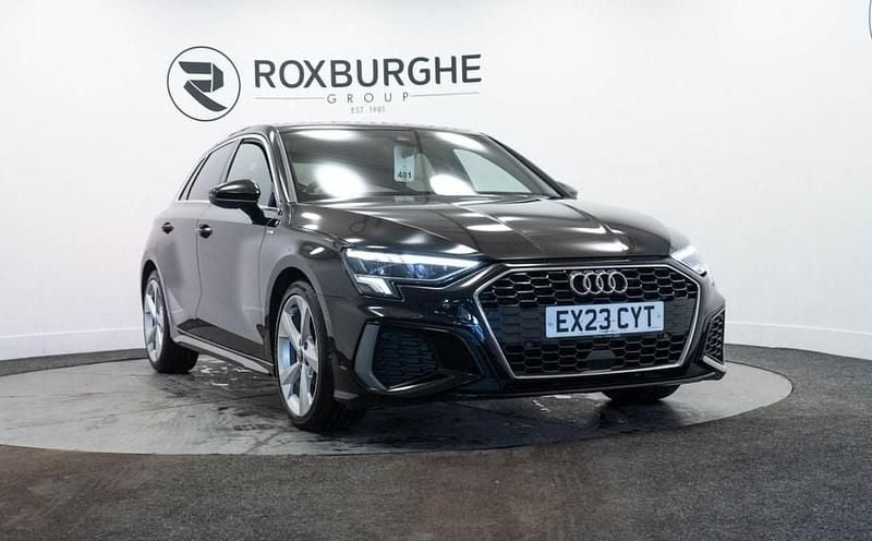 Used Audi A3 Sportback S-Line 110 HP (80 kW) 2023 Black Hatchback