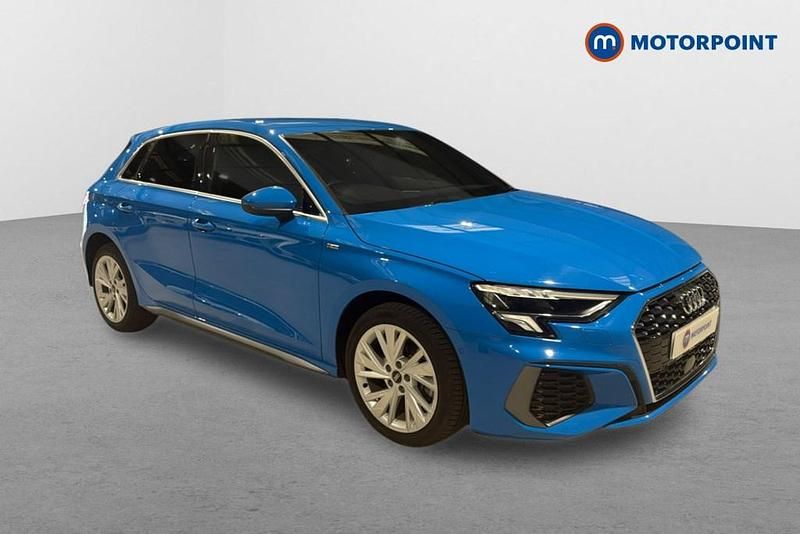 Used Audi A3 e-tron S-Line 2023 Blue Hatchback