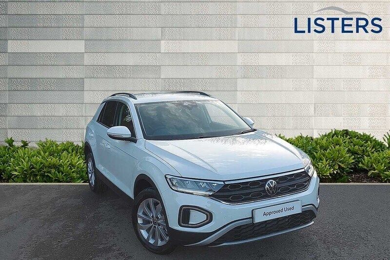 Pure white Used 2025 VW T-Roc Match SUV | £24,790 - Image 1/4