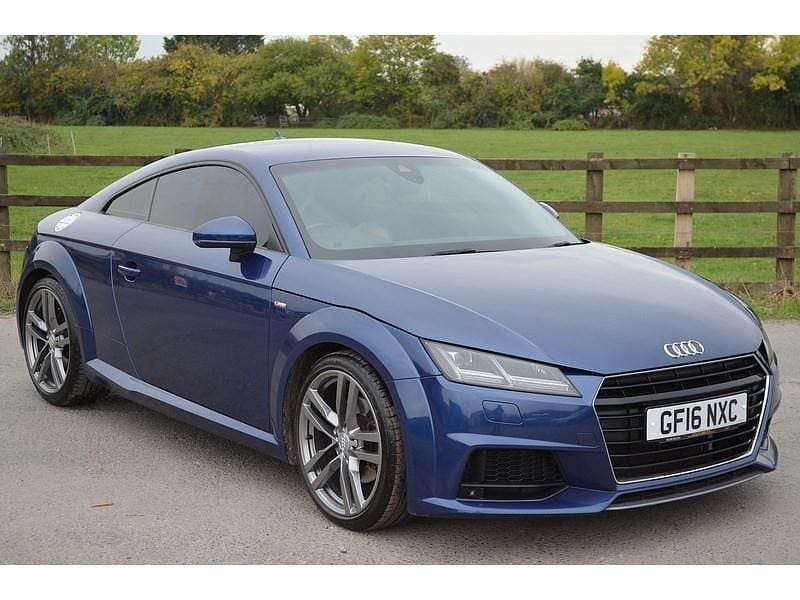 Blue Used 2016 Audi TT S-Line Coupe | £12,489 (Good price) - Image 1/3