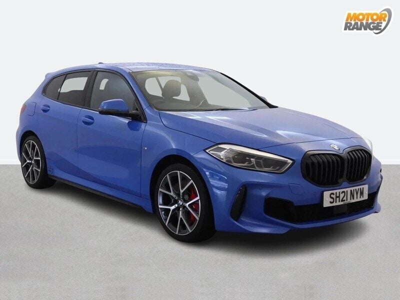 Blue Used 2021 BMW 128 Comfort Edition Hatchback | £23,495 (Good price) - Image 1/4