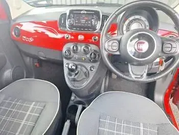 Used Fiat 500C Lounge 69 HP (50 kW) 2016 Red Cabriolet