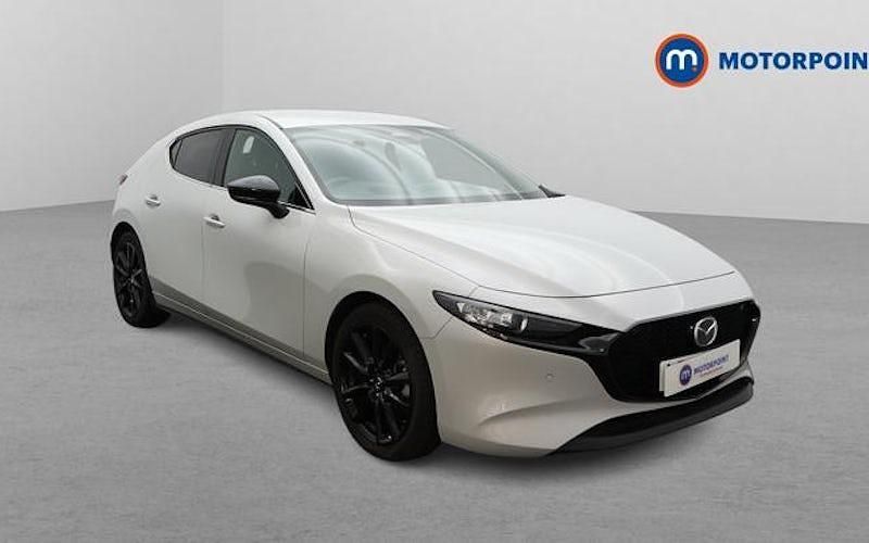 White Used 2025 Mazda 3 Homura-Line Hatchback | £18,349 - Image 1/4